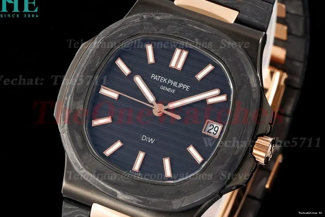 5711 324SC RG Textured Carbon Dial Nautilus DIWF Black Carbon 0508